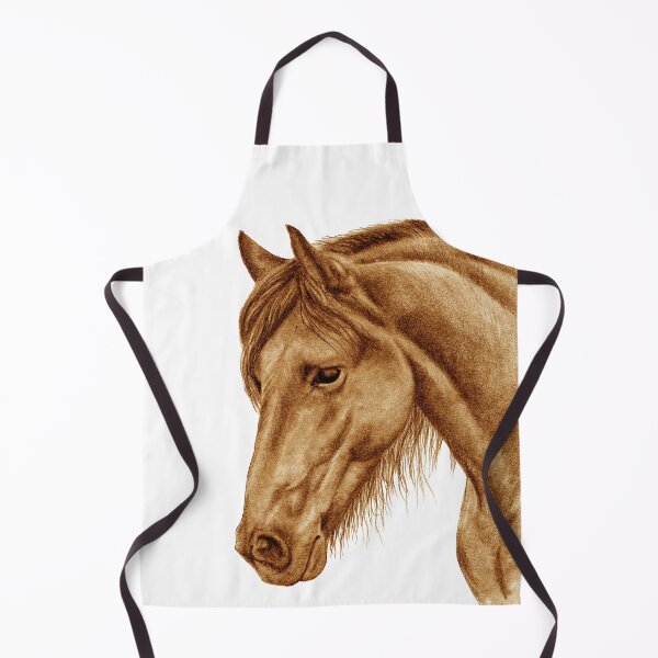 Item preview, Portrait of a Friesian 2 - brown colorized version designed and sold by SylvieG18.