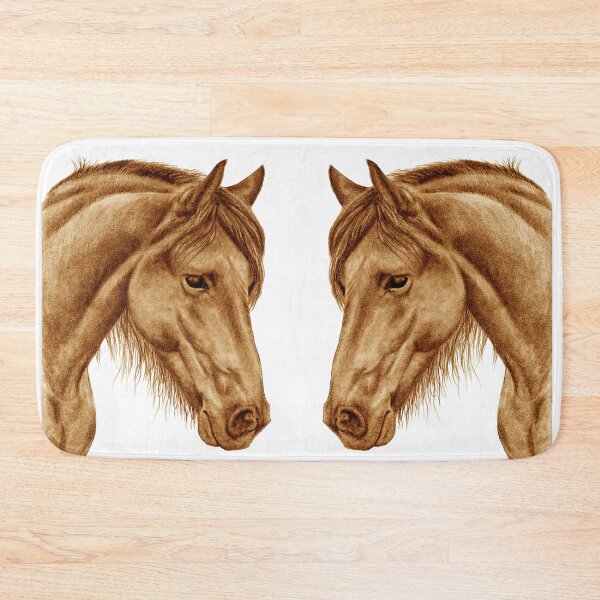 Item preview, Portrait of a Friesian 2 - brown colorized version designed and sold by SylvieG18.