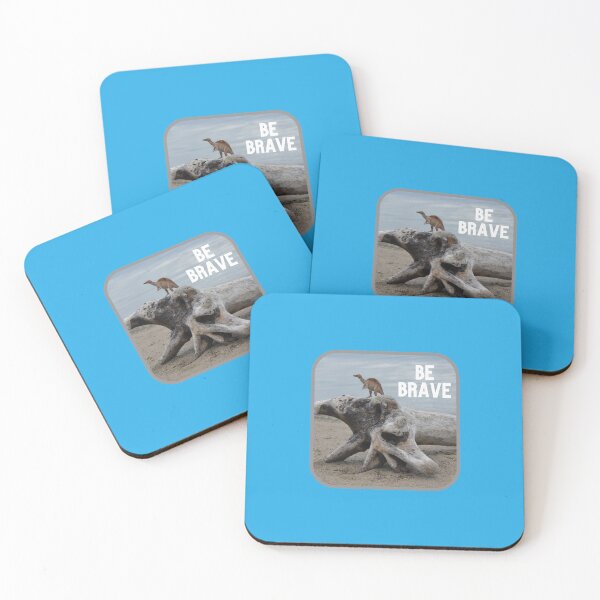 Item preview, Brave little dinosaur, dinosaur on beach designed and sold by NorthernSnappy.