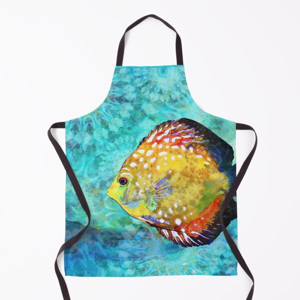 Item preview, Colorful Discus Fish -Fresh Water And Tropical Fish Art designed and sold by Sharon Cummings Art.