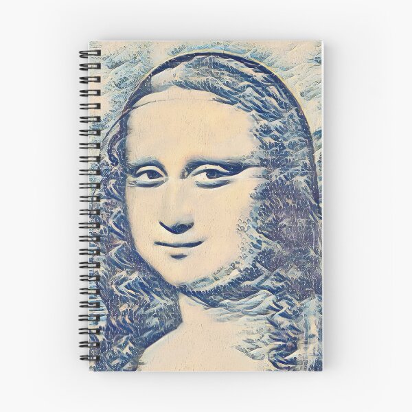Item preview, Mona Lisa in the style of the Great Wave off Kanagawa - digital recreation designed and sold by NickoPrints.