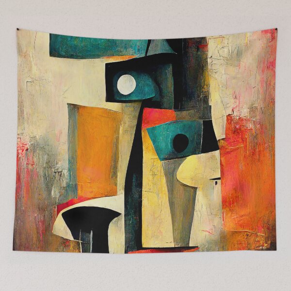 Item preview, Shapes in an abstract form: Number one. designed and sold by Left-Hand-Tree.