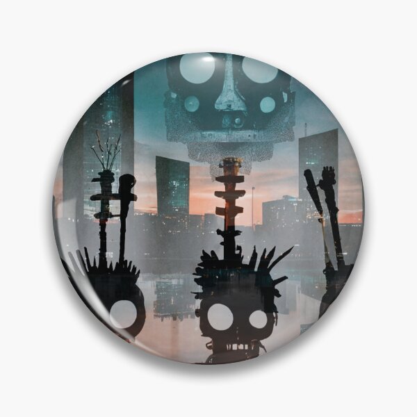 Item preview, upcycled punk robots designed and sold by WeirdPower.