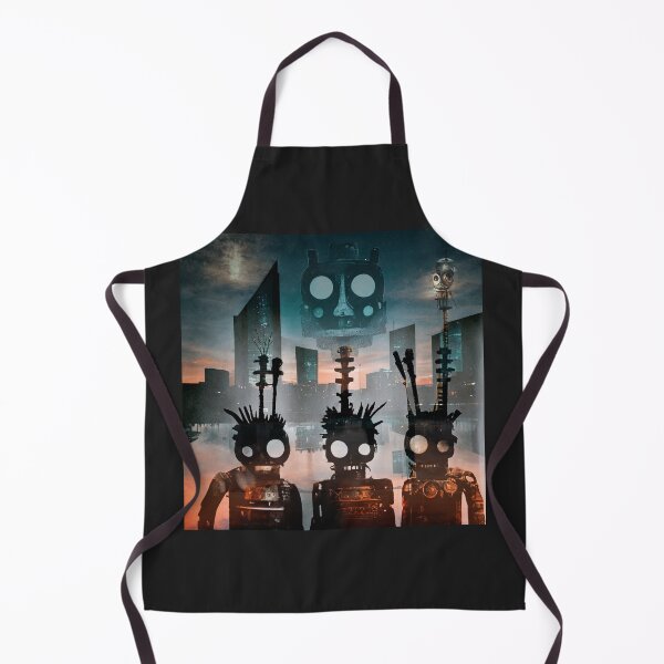 Item preview, upcycled punk robots designed and sold by WeirdPower.