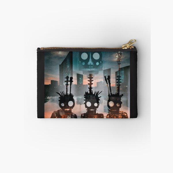 Item preview, upcycled punk robots designed and sold by WeirdPower.