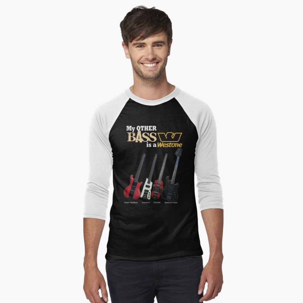 Item preview, Baseball ¾ Sleeve T-Shirt designed and sold by Regal-Music.