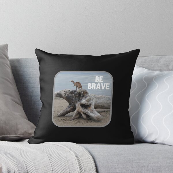 Item preview, Brave little dinosaur, dinosaur on beach designed and sold by NorthernSnappy.