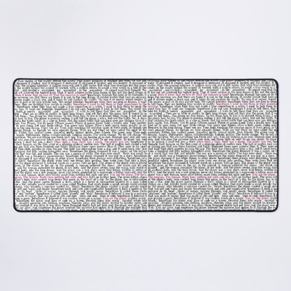 Item preview, Minecraft End Poem (style3) designed and sold by QuotableYou.