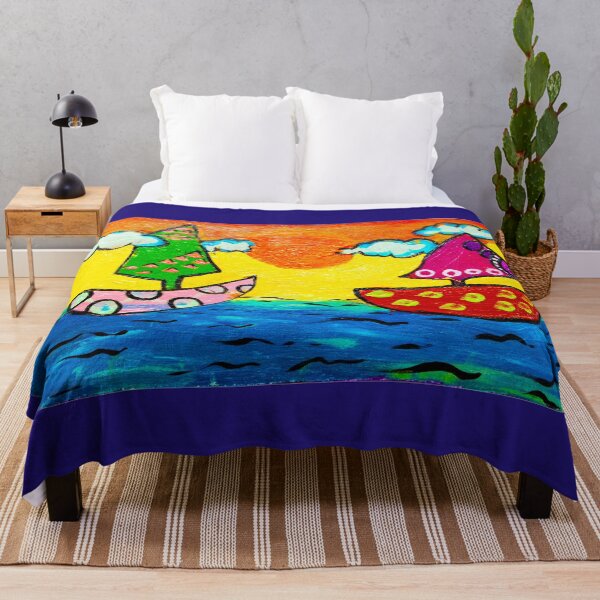 Item preview, boat nile river colorful- summer- nubian motifs designed and sold by karima-eldeeb.