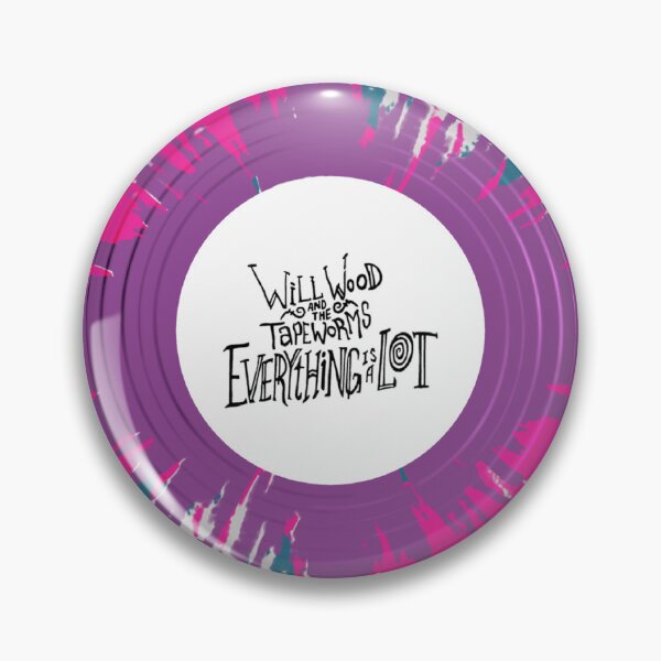 Item preview, Will Wood and the Tapeworms Everything Is a Lot magenta splatter vinyl designed and sold by clownishcat.