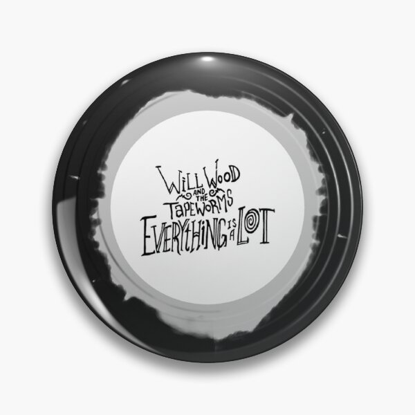 Item preview, Will Wood and the Tapeworms Everything Is a Lot black and white splatter vinyl designed and sold by clownishcat.