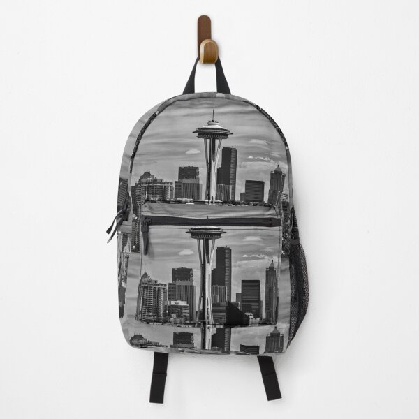 Item preview, Seattle Skyline In Black And White designed and sold by KirtTisdale.