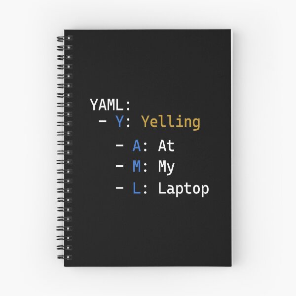 Item preview, YAML Yelling At My Laptop designed and sold by QueendarChanse.