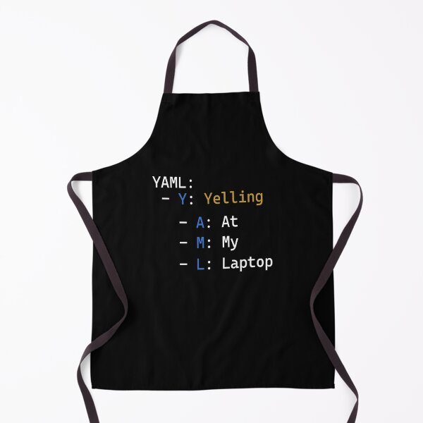 Item preview, YAML Yelling At My Laptop designed and sold by QueendarChanse.
