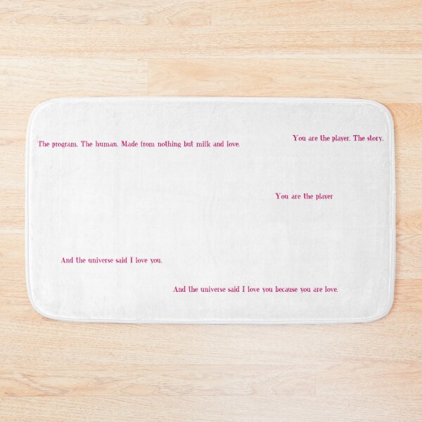 Item preview, Minecraft End Poem (style4) designed and sold by QuotableYou.