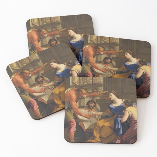 Item preview, Artemisia Building the Mausolaeum | Simon Vouet | 1640 Renaissance Greco-Roman Historic Art designed and sold by CJET.