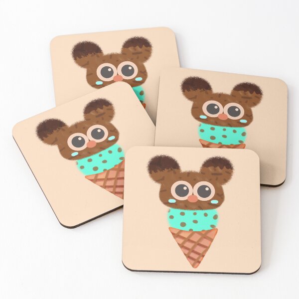 Item preview, Bear Mint Chocolate Chip Ice Cream designed and sold by MILdecals.