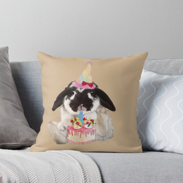 Item preview, First Birthday Rabbit _ Bunniesmee designed and sold by bunniesmee.