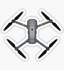 Mavic Pro Drone Illustration Sticker