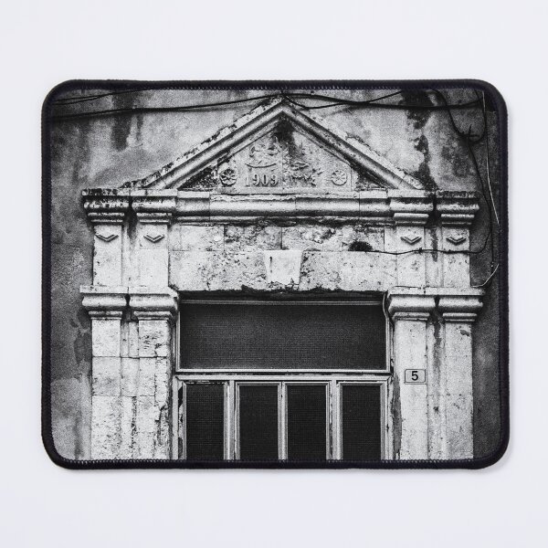 Item preview, Old metal door in Crete, Greece | Black and White Photography designed and sold by Diana van Neck.