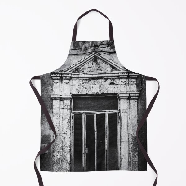 Item preview, Old metal door in Crete, Greece | Black and White Photography designed and sold by Diana van Neck.