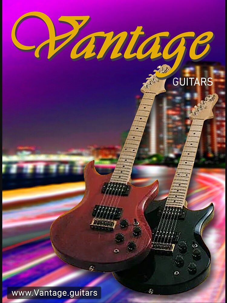 Thumbnail 7 of 7, Classic T-Shirt, Vantage guitars (cat2) designed and sold by Regal-Music.
