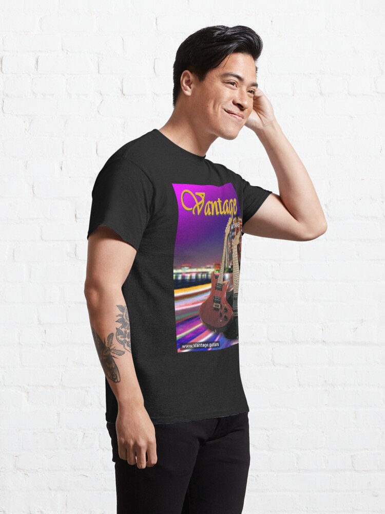 Thumbnail 5 of 7, Classic T-Shirt, Vantage guitars (cat2) designed and sold by Regal-Music.