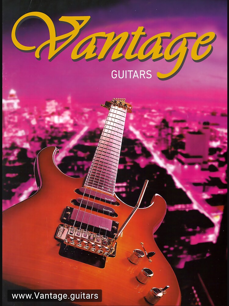 Thumbnail 7 of 7, Classic T-Shirt, Vantage guitars (cat3) designed and sold by Regal-Music.