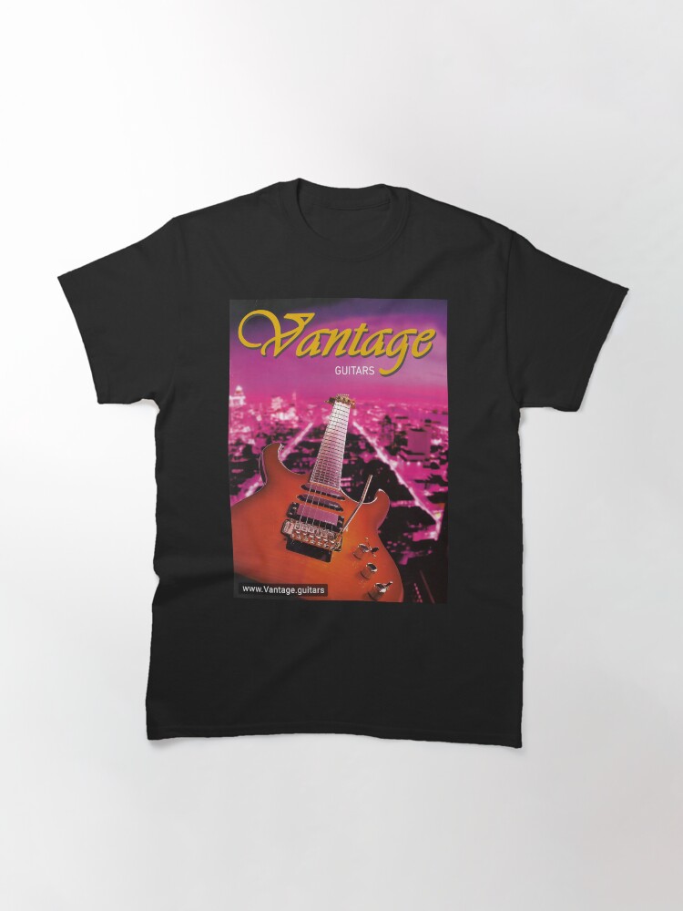 Thumbnail 2 of 7, Classic T-Shirt, Vantage guitars (cat3) designed and sold by Regal-Music.