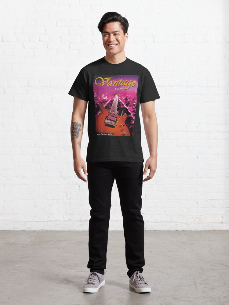 Thumbnail 3 of 7, Classic T-Shirt, Vantage guitars (cat3) designed and sold by Regal-Music.