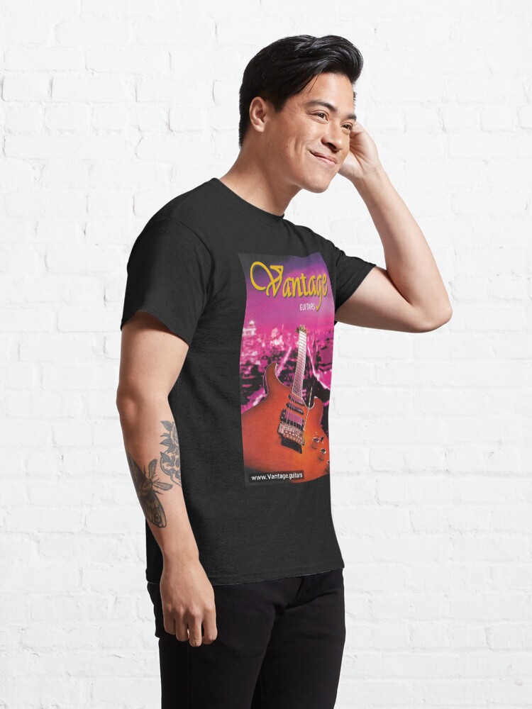 Thumbnail 5 of 7, Classic T-Shirt, Vantage guitars (cat3) designed and sold by Regal-Music.