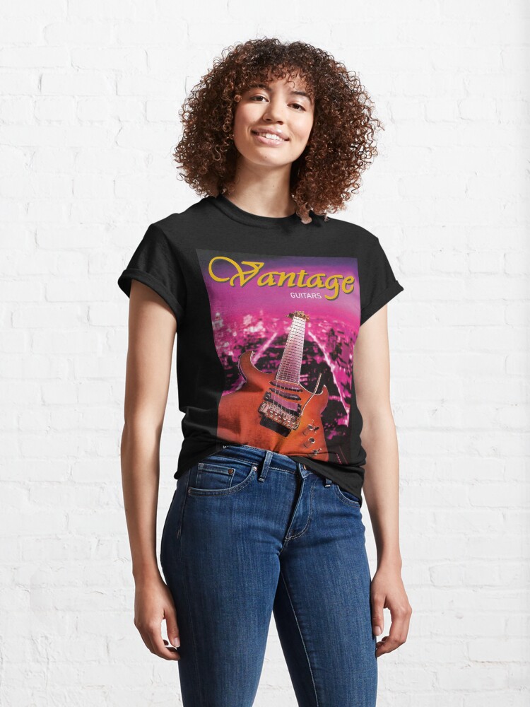 Thumbnail 4 of 7, Classic T-Shirt, Vantage guitars (cat3) designed and sold by Regal-Music.