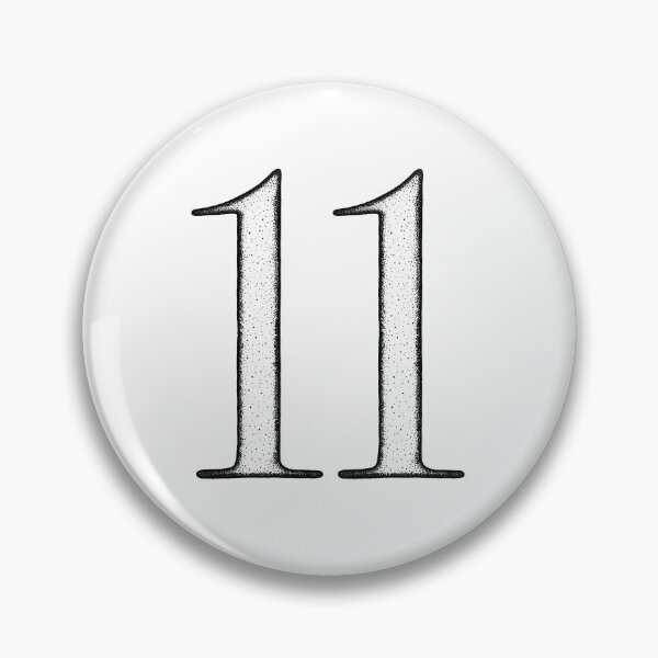 Item preview, Dotart/Dotwork illustration of Number 11 designed and sold by MagnetitaBySil.