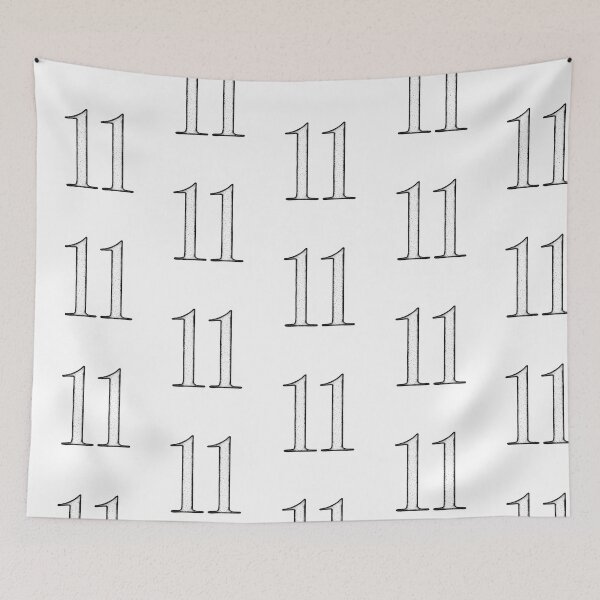 Item preview, Dotart/Dotwork illustration of Number 11 designed and sold by MagnetitaBySil.