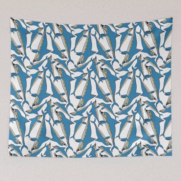Item preview, Minoan dolphin pattern designed and sold by Aisling Tierney.