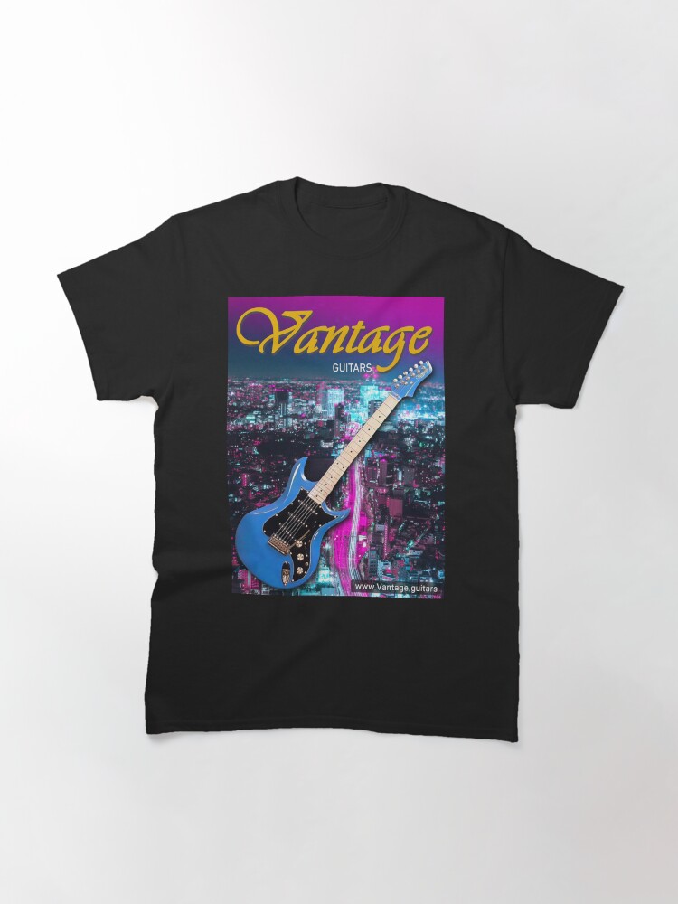 Thumbnail 2 of 7, Classic T-Shirt, Vantage guitars (cat7) designed and sold by Regal-Music.