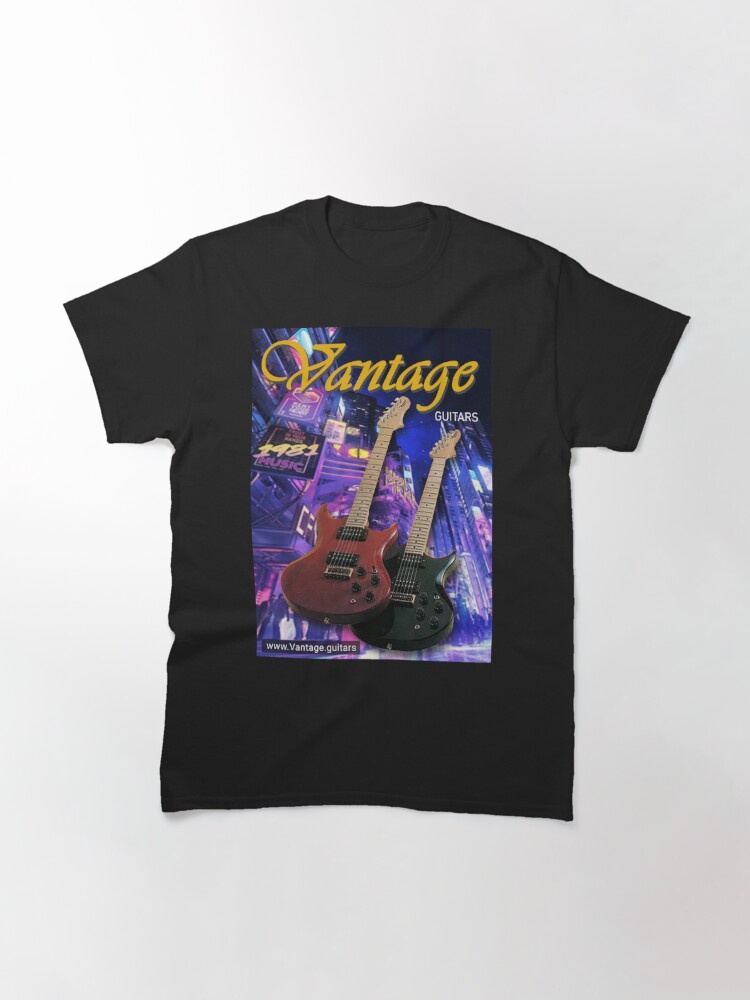 Thumbnail 2 of 7, Classic T-Shirt, Vantage guitars (cat9) designed and sold by Regal-Music.