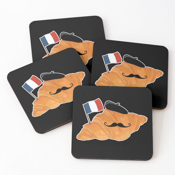 Item preview, Croissant - Funny French Food designed and sold by TheInkElephant.