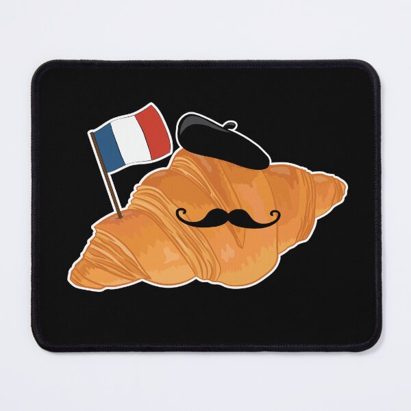 Item preview, Croissant - Funny French Food designed and sold by TheInkElephant.