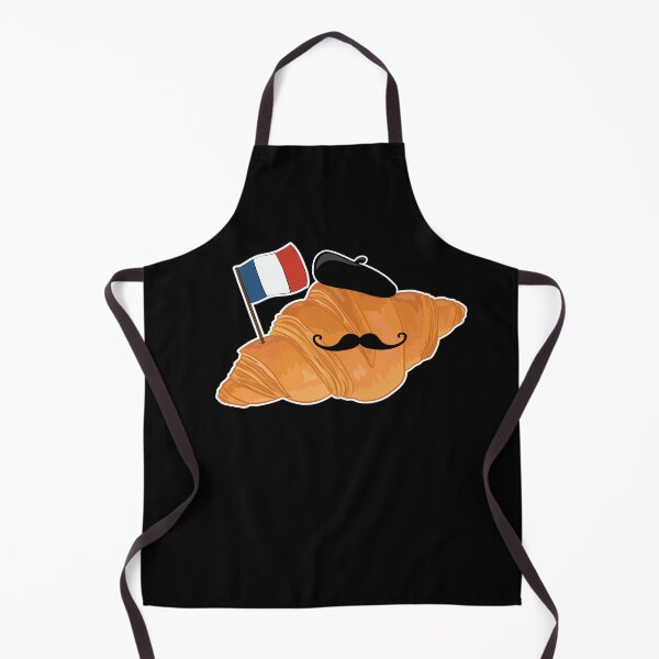 Item preview, Croissant - Funny French Food designed and sold by TheInkElephant.