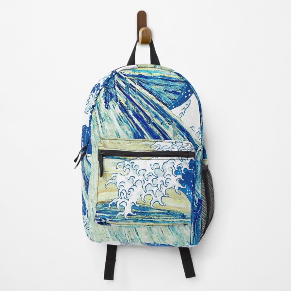 Item preview, The Scream by Edvard Munch and The Great Wave off Kanagawa - digital recreation designed and sold by NickoPrints.