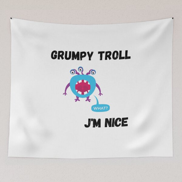 Item preview, Grumpy old troll classic t-shirt designed and sold by Jutec1.