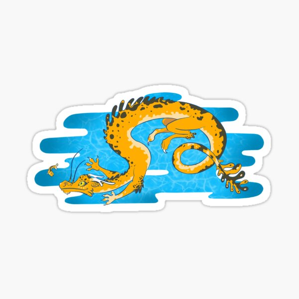 Koi Dragon Sticker