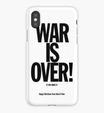 War is Over iPhone Case