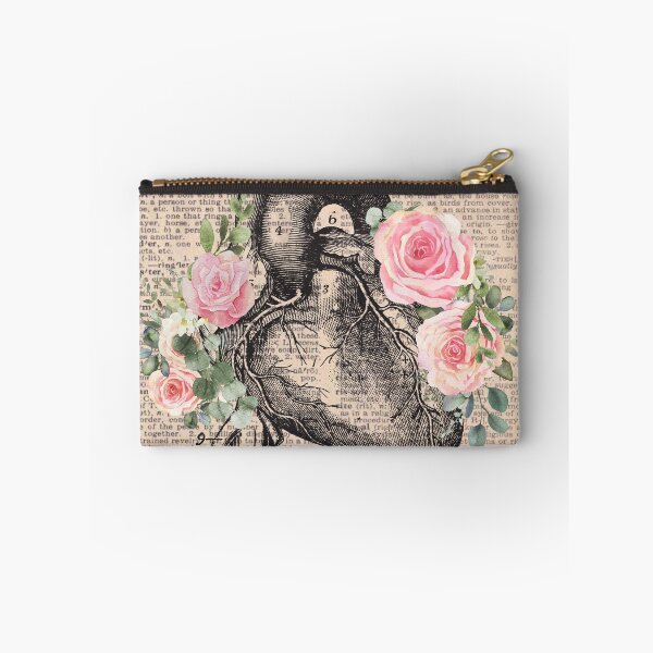 Item preview, Vintage Medical Floral Heart Art designed and sold by Preslava Genova.