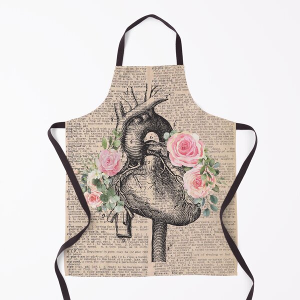 Item preview, Vintage Medical Floral Heart Art designed and sold by Preslava Genova.
