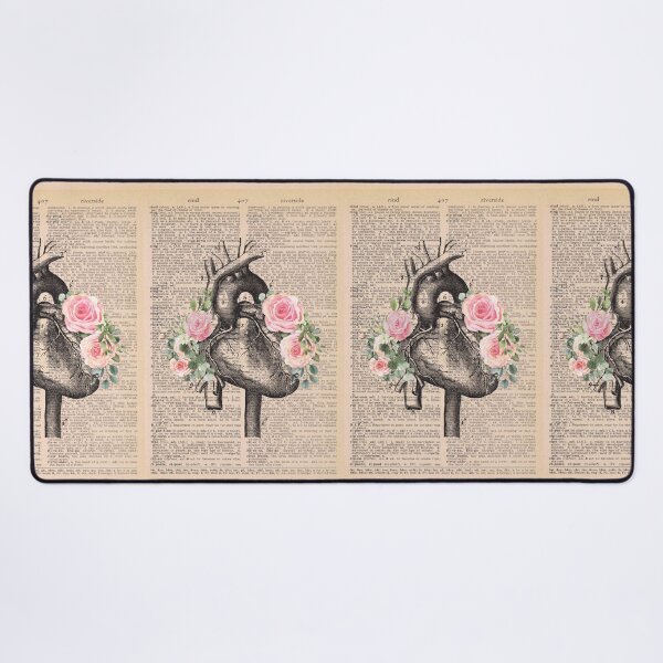 Item preview, Vintage Medical Floral Heart Art designed and sold by Preslava Genova.