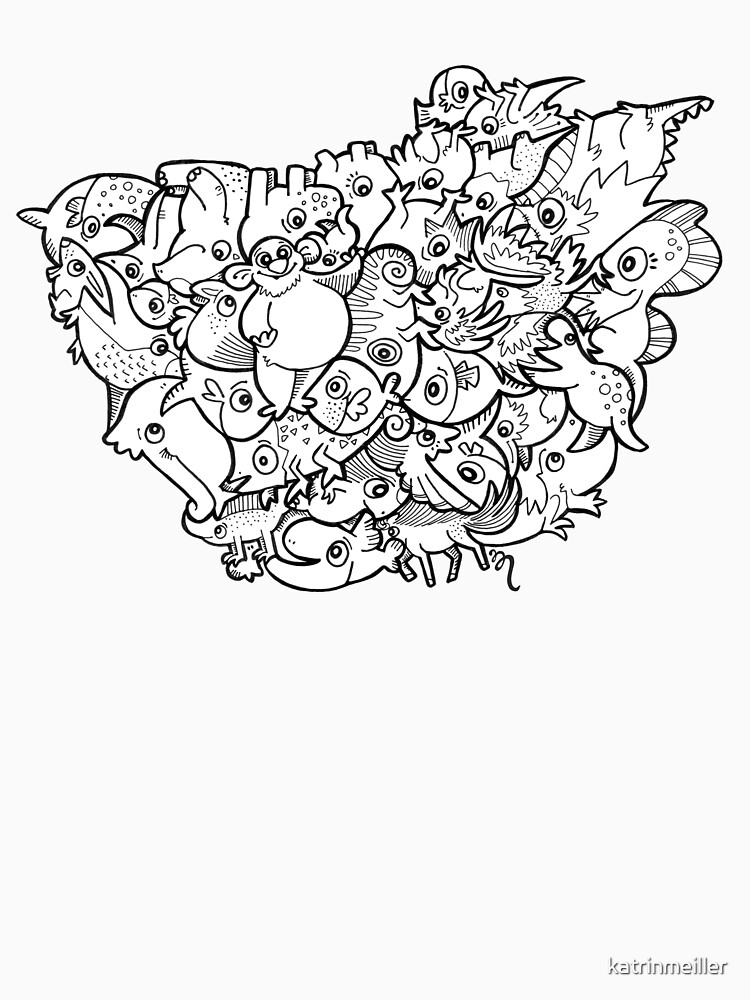 Thumbnail 7 von 7, Classic T-Shirt, Character Puzzle 02 designt und verkauft von katrinmeiller.