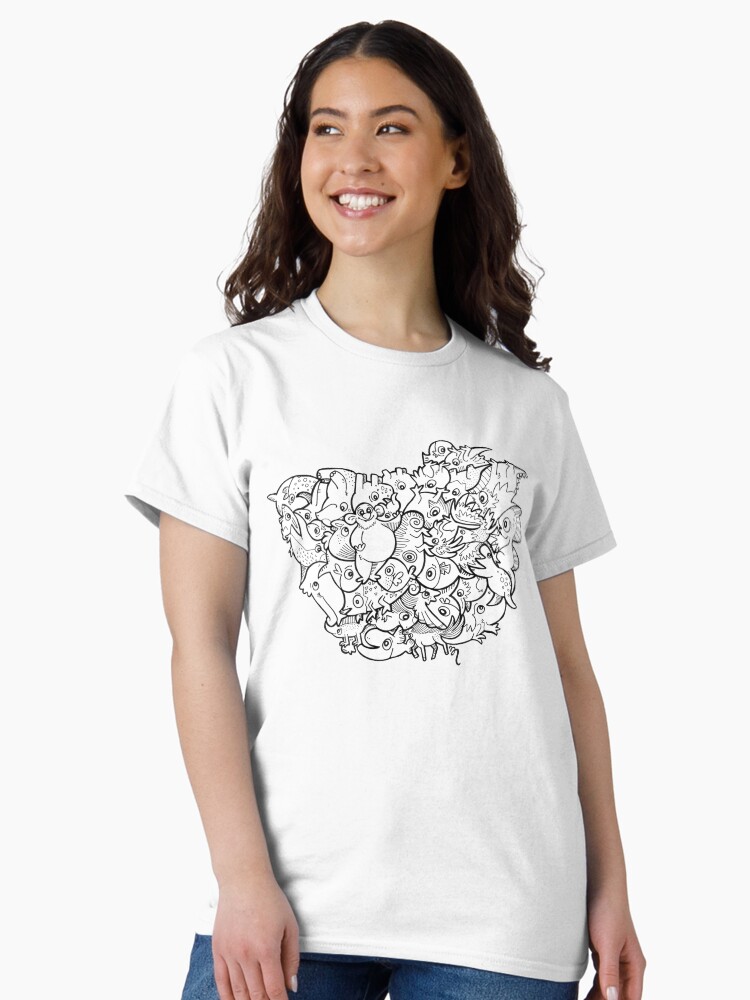 Thumbnail 2 von 7, Classic T-Shirt, Character Puzzle 02 designt und verkauft von katrinmeiller.