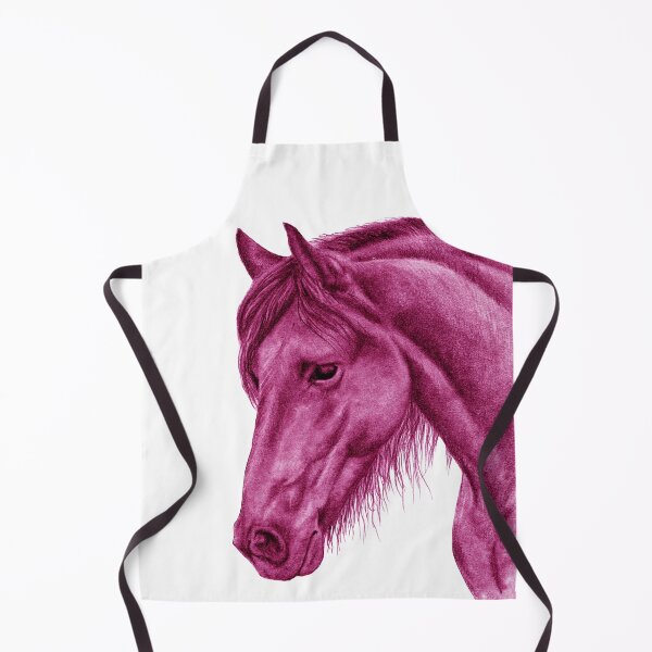 Item preview, Portrait of a Friesian 2 - purple-pink colorized version designed and sold by SylvieG18.